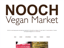 Tablet Screenshot of noochveganmarket.com